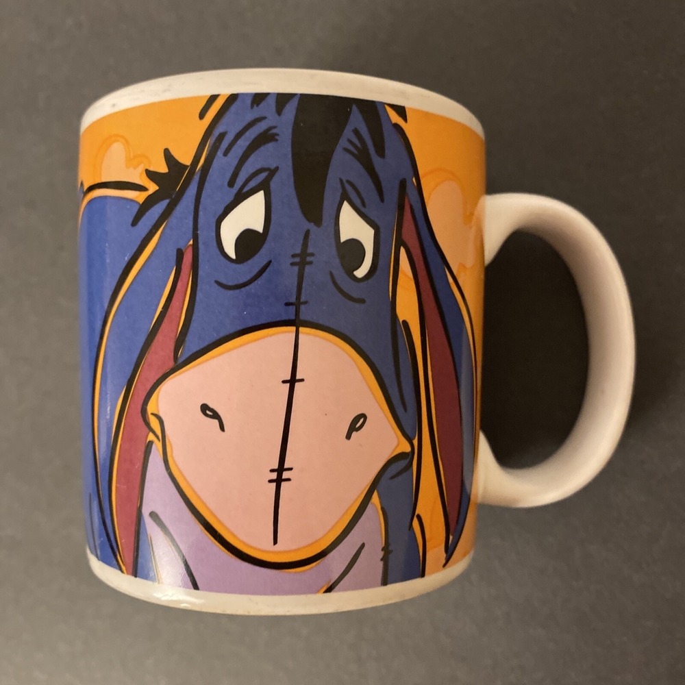 Disney Eeyore Mug Collectible Coffee Cup Winnie the Pooh Y2K 90s Collectors  Fun